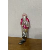 Ёлочная игрушка СССР !!! СТАРИК С НЕВОДОМ ! С РУБЛЯ !!!