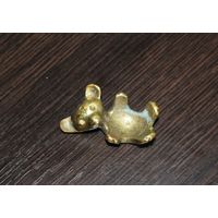 Латунная подставка для колец "Медвежонок".