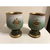 2 керамические рюмки из серии Гороскоп СССР