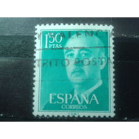 Испания 1956 Генерал Франко 1,50 п