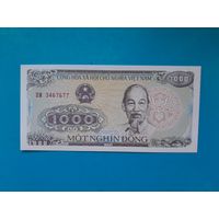 1000 донг 1988 года.  Вьетнам. UNC.