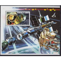 1986 Джибути   Гагарин КОСМОС MNH