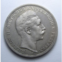 3 марки 1908 Пруссия Вильгельм II