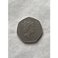 Великобритания 50 пенсов 1997