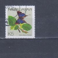 [1863] Малави 2002. Фауна.Бабочка. Гашеная марка.