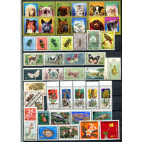 Фауна, флора - 35+ марок - MNH, 7 MLH, 1 MH. #O-W-126-D-1