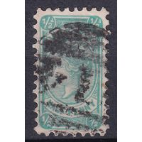 120.Aust. Великобритания. Австралийские штаты. Виктория. Стандарт. 1901/05 гг. 1/2p. Mi.#123.
