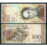 Венесуэла 100 боливара 2015 год, UNC