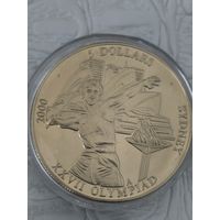 Liberia 5 dollars Olympics