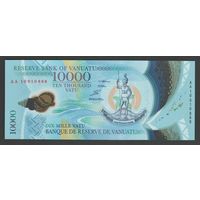 Вануату 10000 вату 2010 года. Тип P-16(2). Printed signatures. Состояние UNC!