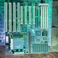 5IEM M101 гнездо 7 AT винтажная ретро материнская плата ISA PCI a80502100