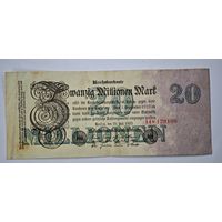 1923 год 20 000 000 марок Германия
