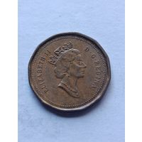Канада. 1 цент 1995 года. (4).