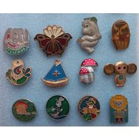 Значки. Мультфильмы. Сказки. Детские.