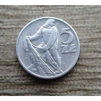 Werty71 Польша 5 злотых 1959 Рыбак