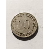 Германия 10 пфенинг 1913 А