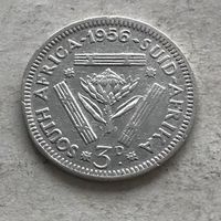 ЮАР 3 пенса 1956 Елизавета II