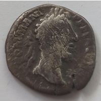 19 римская империя денарий Антонин Пий серебро