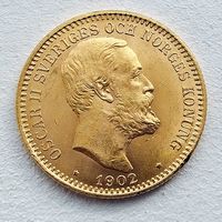 20 крон Швеция 1902 Оскар II.