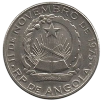 Народная Республика Ангола. 20 кванз (кванза, квачей) 1978.