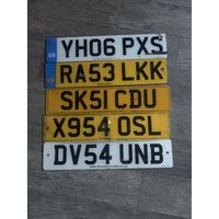 Автомобильные номера для коллекции