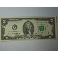 2 доллара США 2013 года . F . Aтланта .