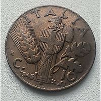 Италия 10 чентезимо, 1943  7-13-16