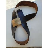 Ремень солдатский СА. кожа