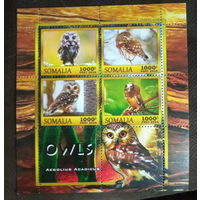 СЕРИЯ Блоков птицы   фауна  MNH