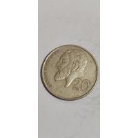 Кипр 20 цент 1992