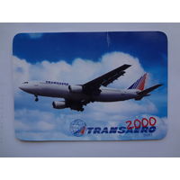 Календарик 2000 г. TRANSAERO.