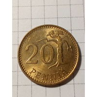 20 пенни Финляндия 1986 год