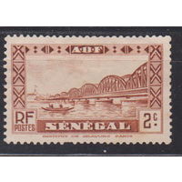Французские колонии Сенегал 1935 год лот 10  ЧИСТАЯ ФЛОТ МОСТЫ