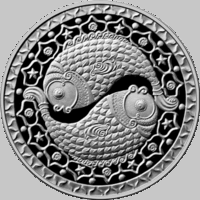 Рыбы Знаки Зодиака 2009 год 1 рубль