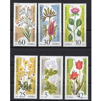 Болгария 1989. Флора цветы   6 марок  (3735)