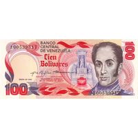 Венесуэла 100 боливаров образца 1980 года UNC p59