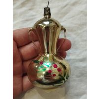 Ёлочная игрушка ваза
