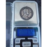 Старая, серебряная медаль Карл1 Австро-венгрия 1917-18г "За отвагу"