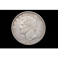 Талер 1871 г. Саксония (Германия), Иоганн I. "Победа над Францией". Штемпельный блеск, кабинетная патина, редкая!