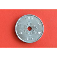 Лаос 20 центов 1952 с 1 руб
