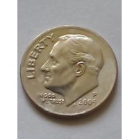 1 дайм 2005 Р США