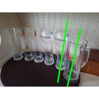 Пивные бокалы ,большие 1980-х-90х