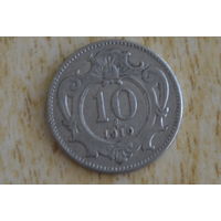 Австрия 10 геллеров 1910