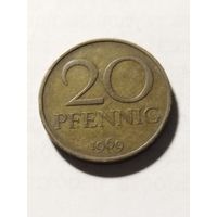 ГДР 20 пфенинг 1969