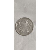 Мальта 5 цент 1995