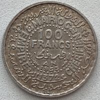 Марокко 100 франков 1953 г.