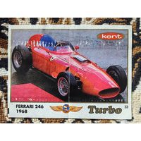 Вкладыш Turbo (Турбо) Classic (серия 1-70, без Классик), номер 33, Ferrari 246, 1968. Возможен небольшой торг.