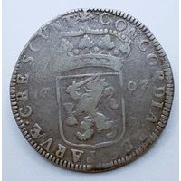 Дукат 1707 с рубля, отличный!