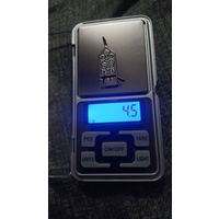 Кулон подвеска медальон серебро 875