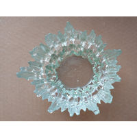 Ваза из серии Revontulet Северное сияние. Tauno Wirkkala Тауно Вирккала. Стеклозавод Humppila (Финляндия). Осколок льда.